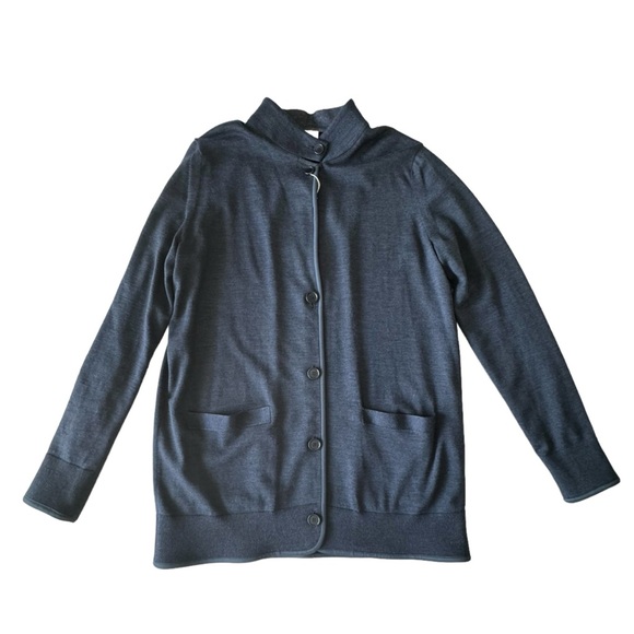 Akris Punto Longline Knit Wool Jacket | 12 NWT - Picture 5 of 12